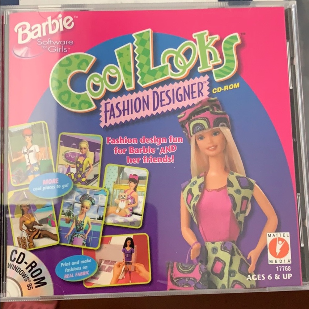 Barbie Cool Looks Fashion Designer cd game